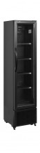 TEFCOLD FS176H Black Chladicí skříň prosklené dveře 